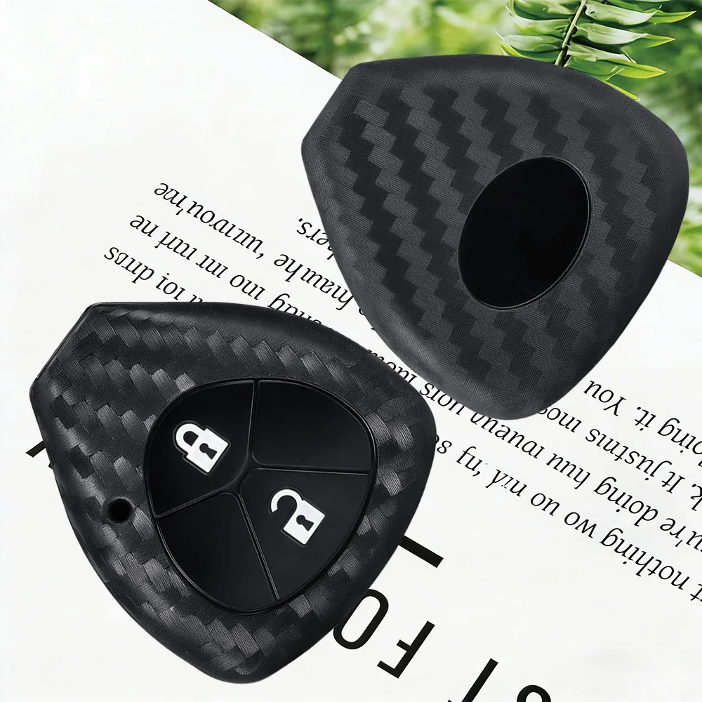 Key Holder Case for Toyota Yaris/Vitz Auris Mk I 2007 Corolla Verso Hilux 7 RAV4 Porte Camry Car Key Cover Keychain 2/3/4buttons
