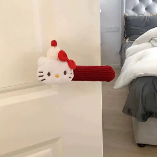 헬로 키티 크리스마스 문짝 손잡이 보호 커버, 산리오 쿠로미 멜로디 룸 핸들, 충돌 방지 케이스, 홈 장식, 크리스마스 선물 Best5 헬로 키티 크리스마스 문짝 손잡이 보호 커버, 산리오 쿠로미 멜로디 룸 핸들, 충돌 방지 케이스, 홈 장식, 크리스마스 선물 Best5