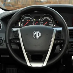 For MG MG6 2010-2015 Hand-stitched Anti-Slip genuine leather Car Steering Wheel Cover