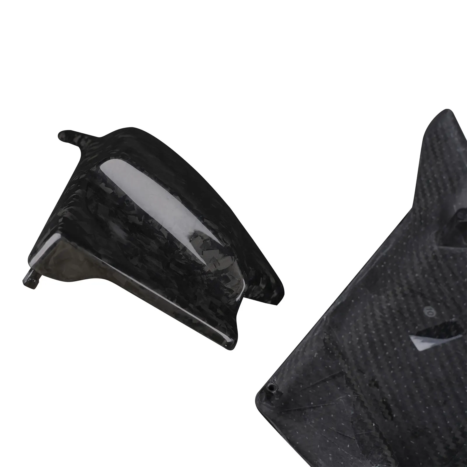 Glossy Forged Carbon Fiber Battery Cover for 2024-2025 for Davidson Street Glide (FLHX) Road Glide (FLTRX) CVO Motorcycle