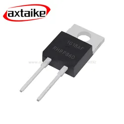 10PCS RHRP860 RHRP1560 RHRP3060 RHRP8120 RHRP15120 RHRP30120 TO220 600V 1200V 8A 15A 30A Hyperfast Diode Transistors DIP
