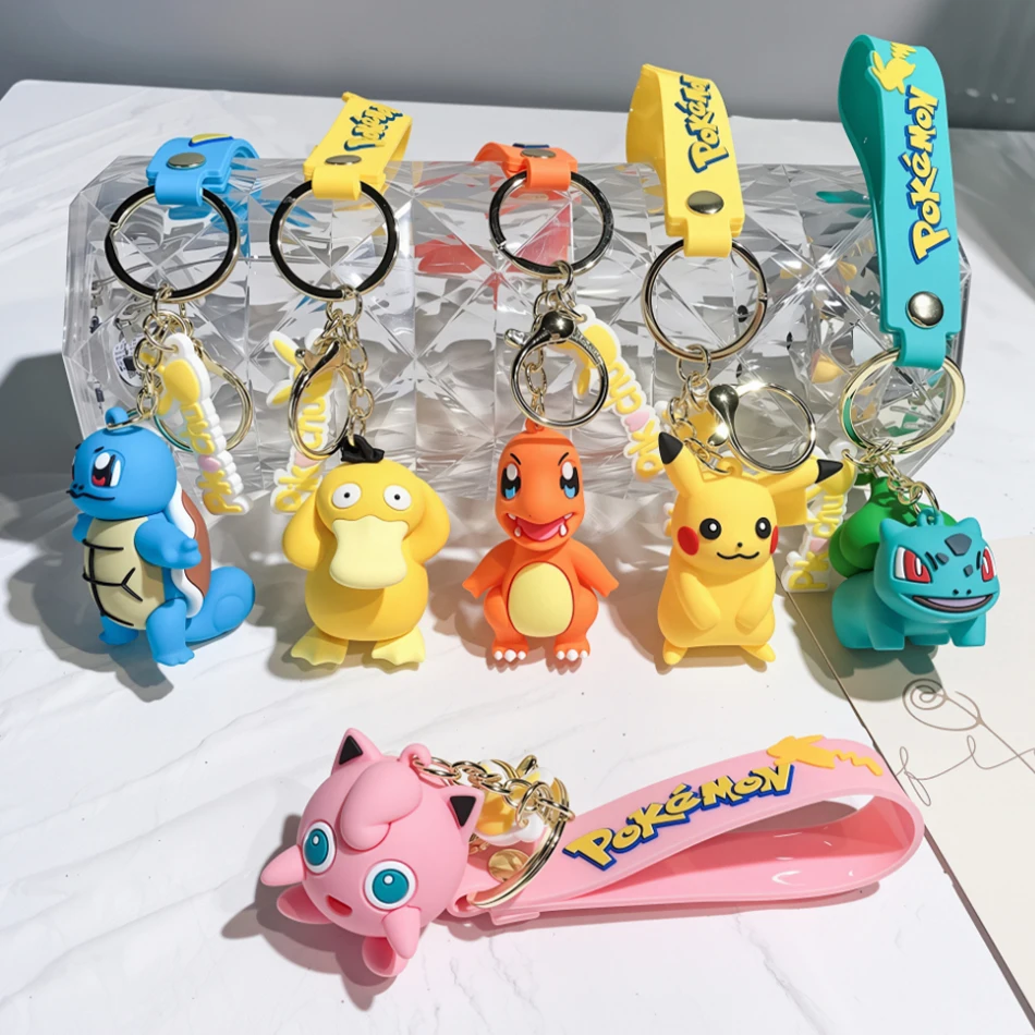 

Брелок Покемон: Пикачу, Чармандер, Псайдак — Мультяшные фигурки, модные игрушки, кавайные куклы, брелоки для ключей, украшения для автомобиля и сумки, подарок для детей