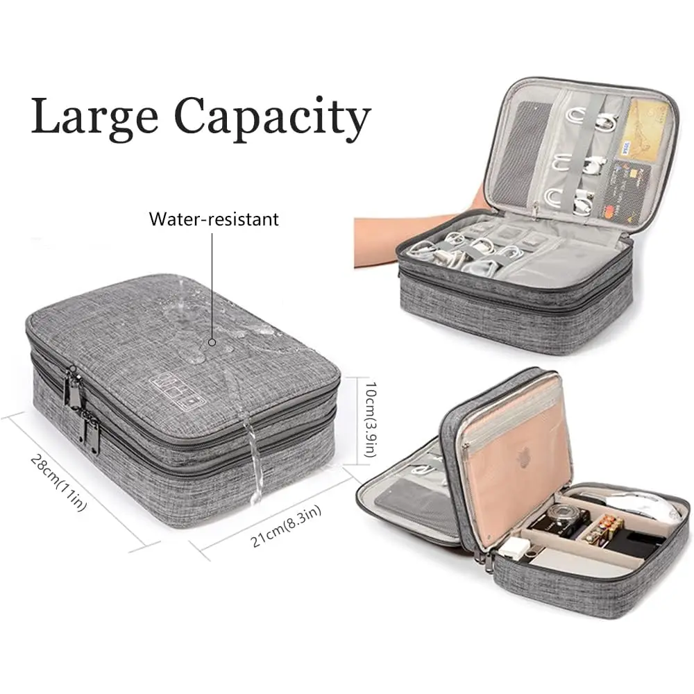 Extra Large Travel Cord Organizer 5