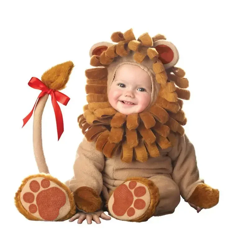 Halloween Christmas Purim Costume Baby Boy Clothes Girl Monkey Polar Bear Romper Baby Girl Costume Hat Socks Toddler  Set