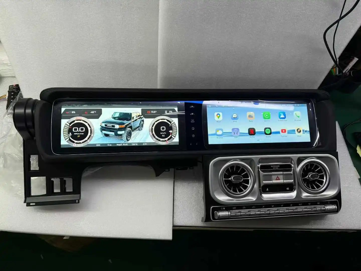 

12,3-дюймовый цифровой Android-дисплей для Toyota Land Cruiser FJ 2007-2022, автомобильная магнитола, видеоплеер, стереосистема, GPS-навигация, CarPlay