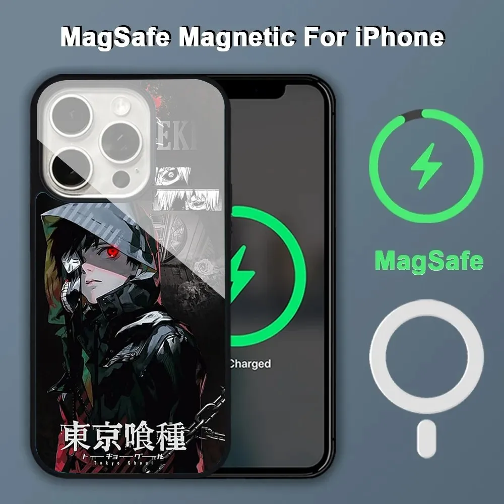 Tokyo Ghoul Phone Case Alex Mirror For Magsafe Wireless Charging Caver For IPhone 13 14 15 Pro Max 11 12 Mini