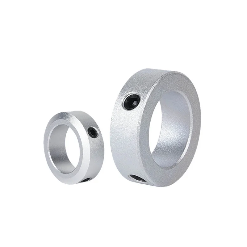 shaft collar retaining ring Stop screw type Retaining ring shaft retainer locator aluminum alloy with screws