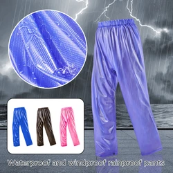 Outdoor Waterproof Pants Rain Trousers Women Men Hiking Climbing Camping Fishing Sport Quick Dry Mountain Raincoat Anti UV M-2XL