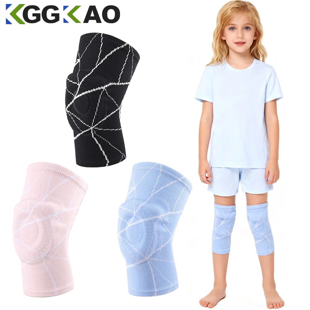

1PC Kids Knee Brace Sleeve,Youth Knee Compression Sleeve for Children,Boys&Girls.Knee Support with Patella Gel Pad for Knee Pain