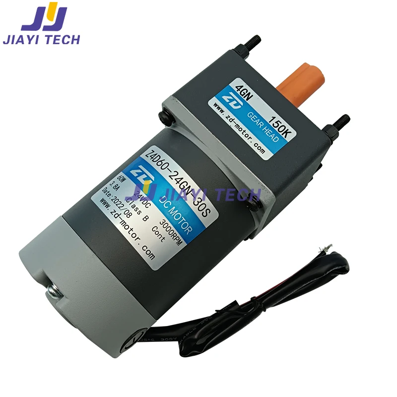 Original&New Printer Part ZD Speed Controller Motor 24V 60W DC Decelerate Gear Motor for Inkjet Printer Model:Z4D60-24GN-30S