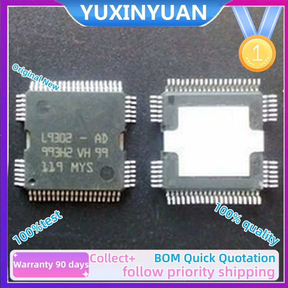 2Pcs New L9302-AD L9302AD L9302 LQFP64 Automotive IC Otomotif Chip Jaminan Kualitas