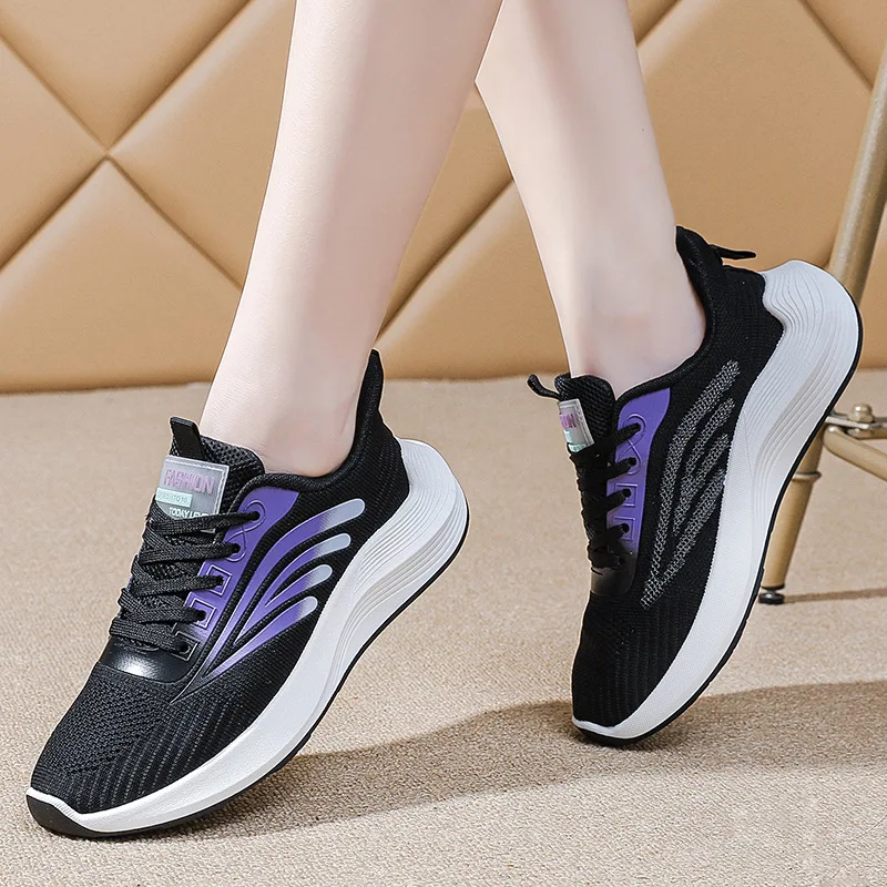 Women's Sneakers Casual Shoes Flats Air Mesh Breathable Trainers Ladies Shoes Female Sneakers Women Shoes Basket Tenis Feminino