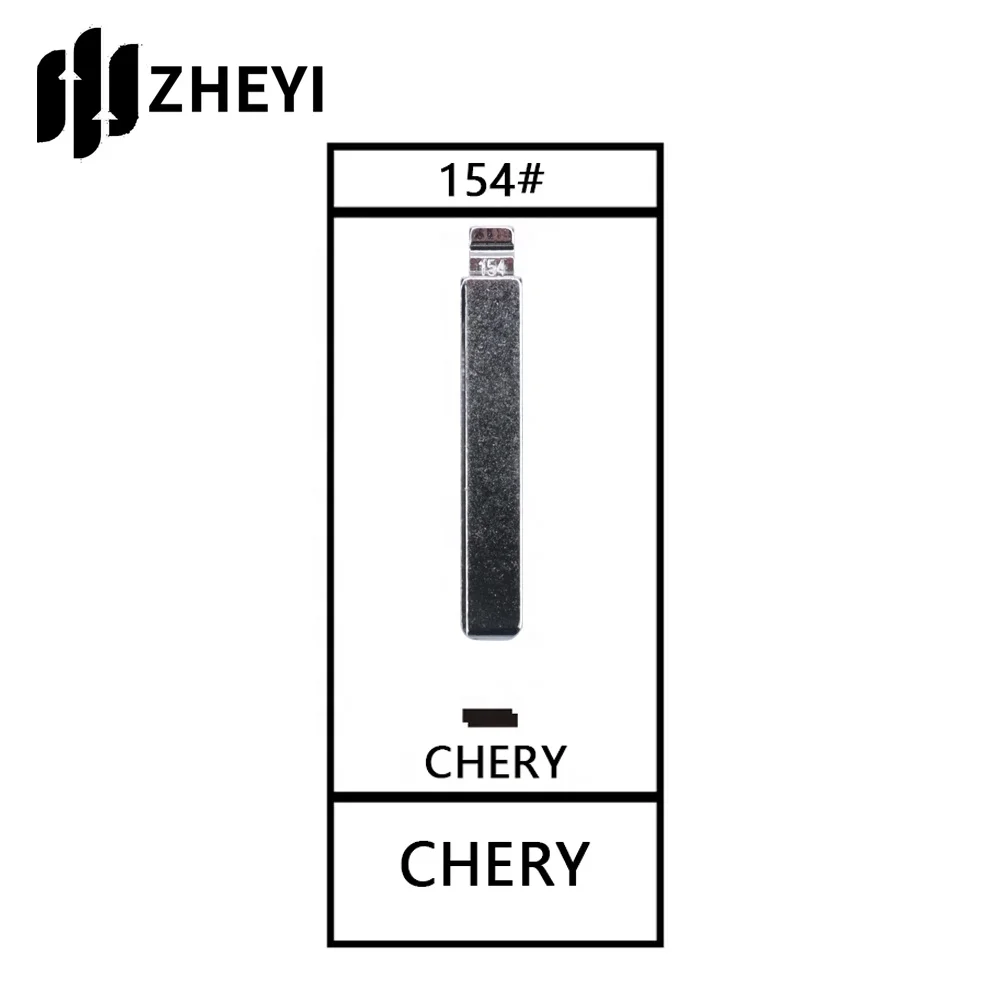 CHERY 154# Universal Uncut Remotes Flip Key Blade For Chery 154# Blank key blade uncut for car remote control key