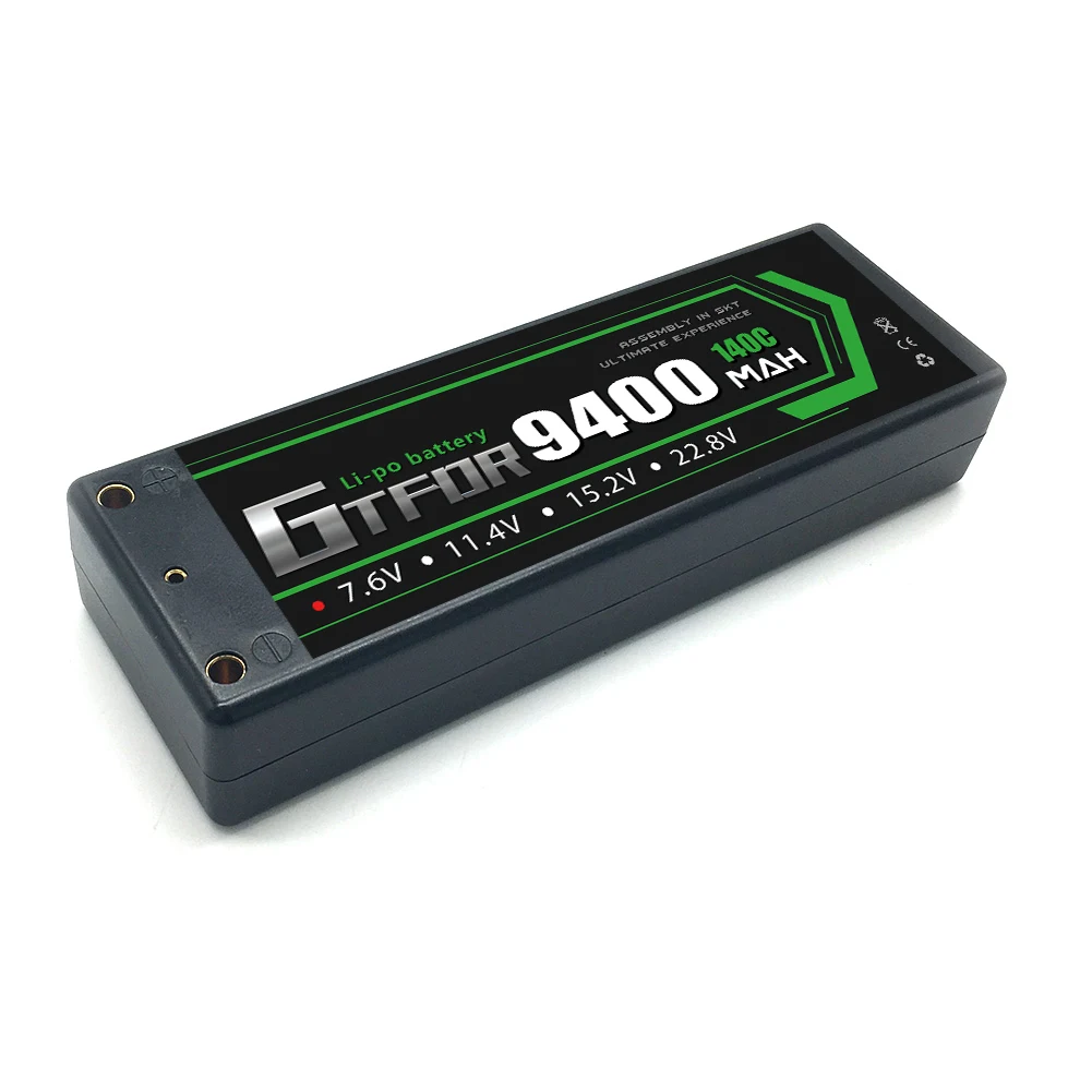 GTFDR 9400mAh 140C HV 7.6V 11.4V 15.2V bateria Lipo 11.1V 14.8V 22.2V 3S 4S 6S 10000mAh 6500mAh 6200mAh 6750mAh 8400mAh 7000mAh