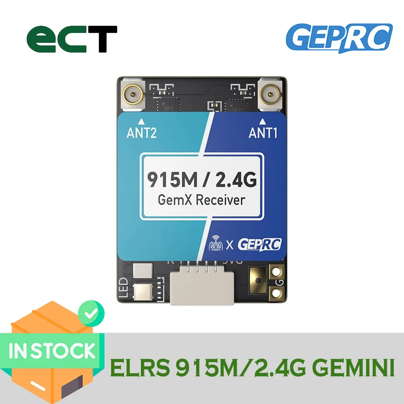 

GEPRC ELRS 915M/2.4G Gemini Xrossband Receiver RC FPV Racing Drone