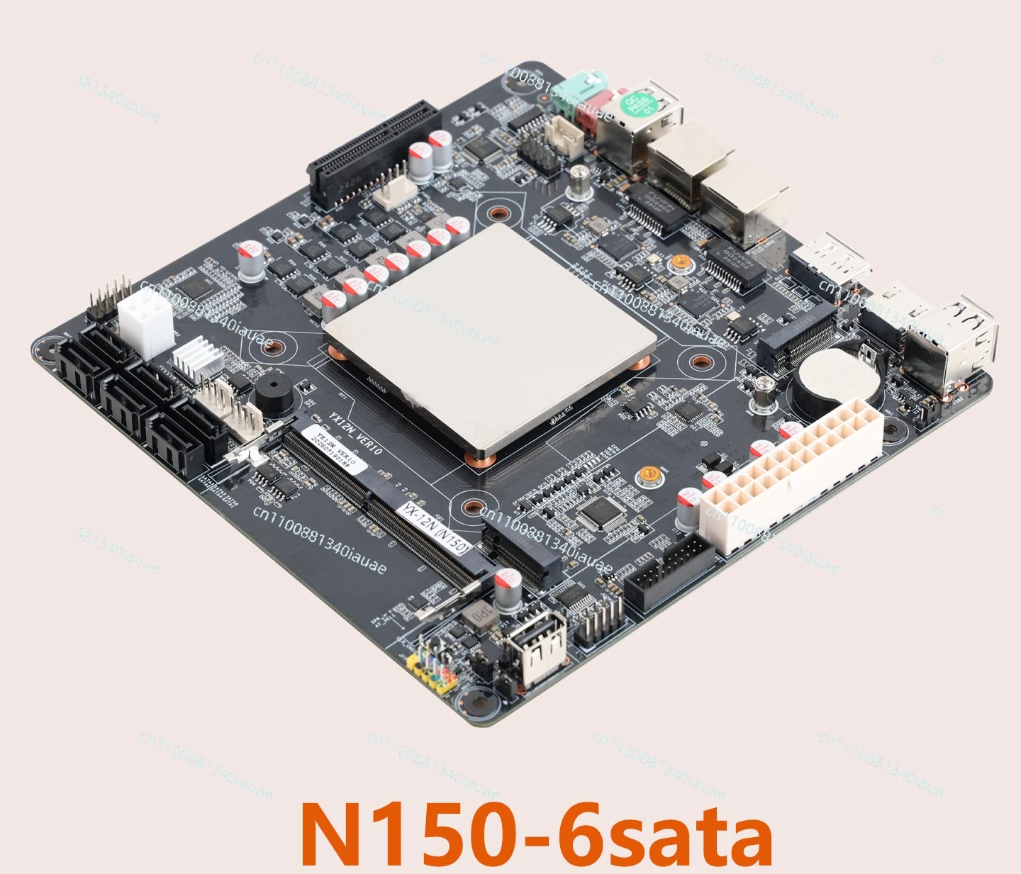 

N150 NAS Mainboard Dual 2.5G LAN PCIe Slot Dual M.2 NVMe