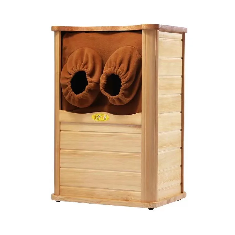 

Customizable Massage Foot Therapy Foot Bath Household Sweat Steaming Wooden Bucket Fumigation Health