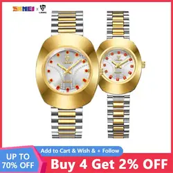 Ensemble de montres-bracelets à quartz étanches pour hommes et femmes, montre de couple simple, horloge originale, marque supérieure, L1021