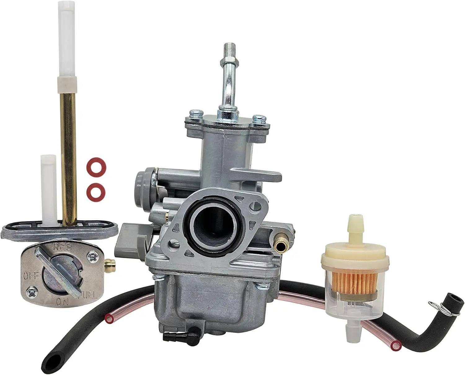 Carburetor For Yamaha Badger Grizzly Raptor 80 50 YFM Champ 100 YFM80 YFM50 1985-2008 Carb W/Fuel Valve Petcock