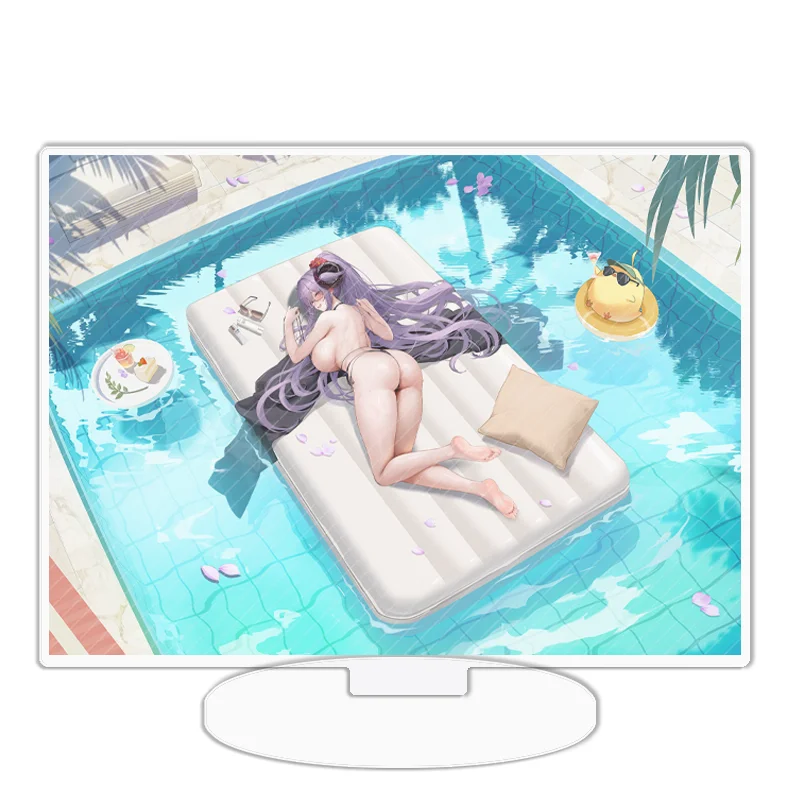 Azur Lane Akrylowa Tabliczka Stojąca 8. Rocznica Elbing Cheshire Taiho Monarch Dekoracja Anime Gra Prezent dla Fanów Ozdoby na Biurko