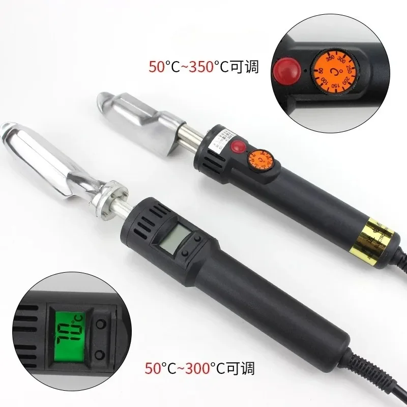 Digital Display Adjustable Temperature Electric Soldering Iron Heat Press Machine for Bag Leather Craft Dry Iron Wrinkle