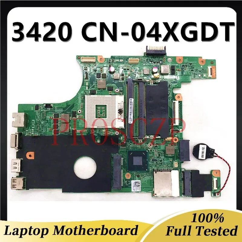 

CN-04XGDT 04XGDT XGDT High Quality For Dell Inspiron 14 3420 NoteBook Laptop Motherboard With SLJ8F HM75 DDR3 100%Full Tested OK