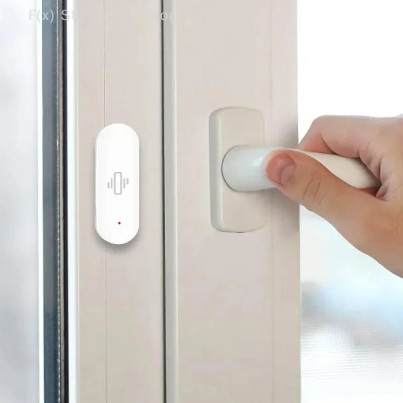 Smart Home Tuya WiFi เซ็นเซอร์สั่นสะเทือน APP การแจ้งเตือนการแจ้งเตือนแบบเรียลไทม์เข้ากันได้กับ Alexa/Google Home Record Security