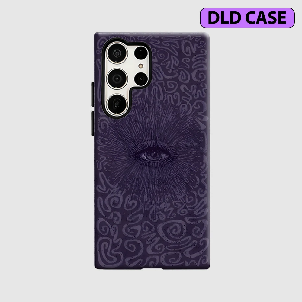The All-Seeing Tarot Phone Case for Samsung Galaxy S26 S25 Ultra S24 S23 Ultra Plus Shockproof Double Layer Tough Back Cover