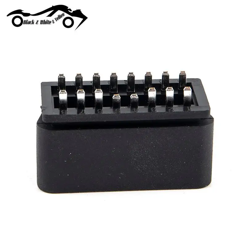 

16-контактный автомобильный OBD2 разъем 16-контактный штекер OBD II OBD2 диагностический инструмент Кабельный терминал разъем