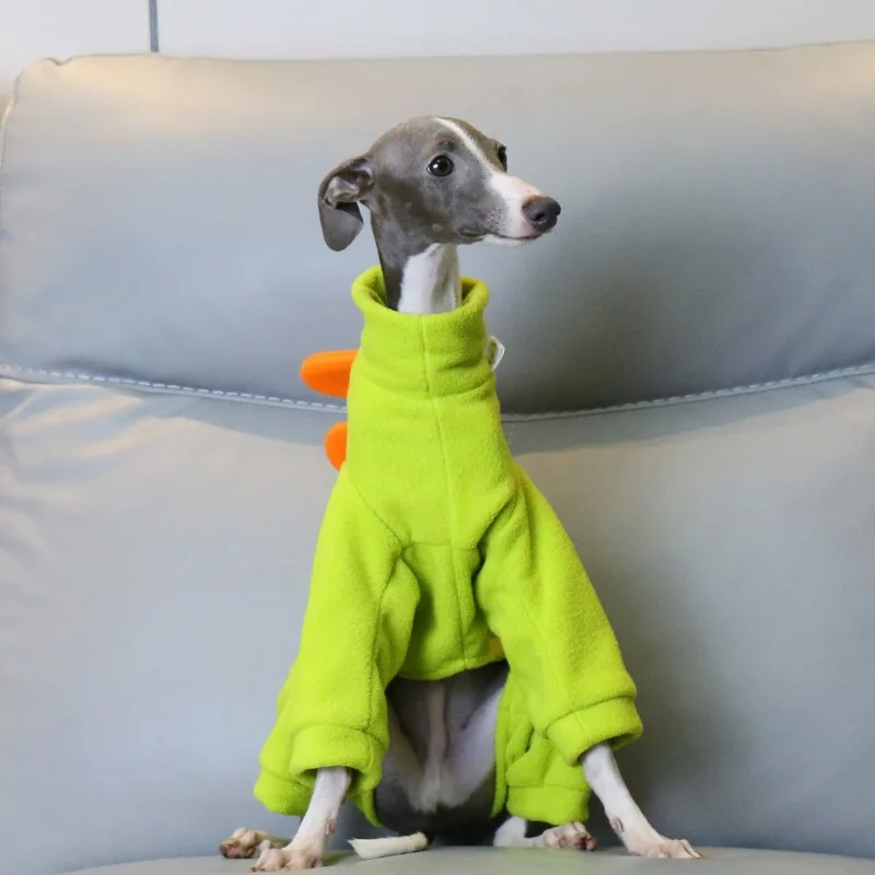 thickened-pet-jumpsuit-polar-fleece-cute-dinosaur-greyhound-clothes-warm-turtleneck-whippet-jumpsuits-costume-halloween-outfit