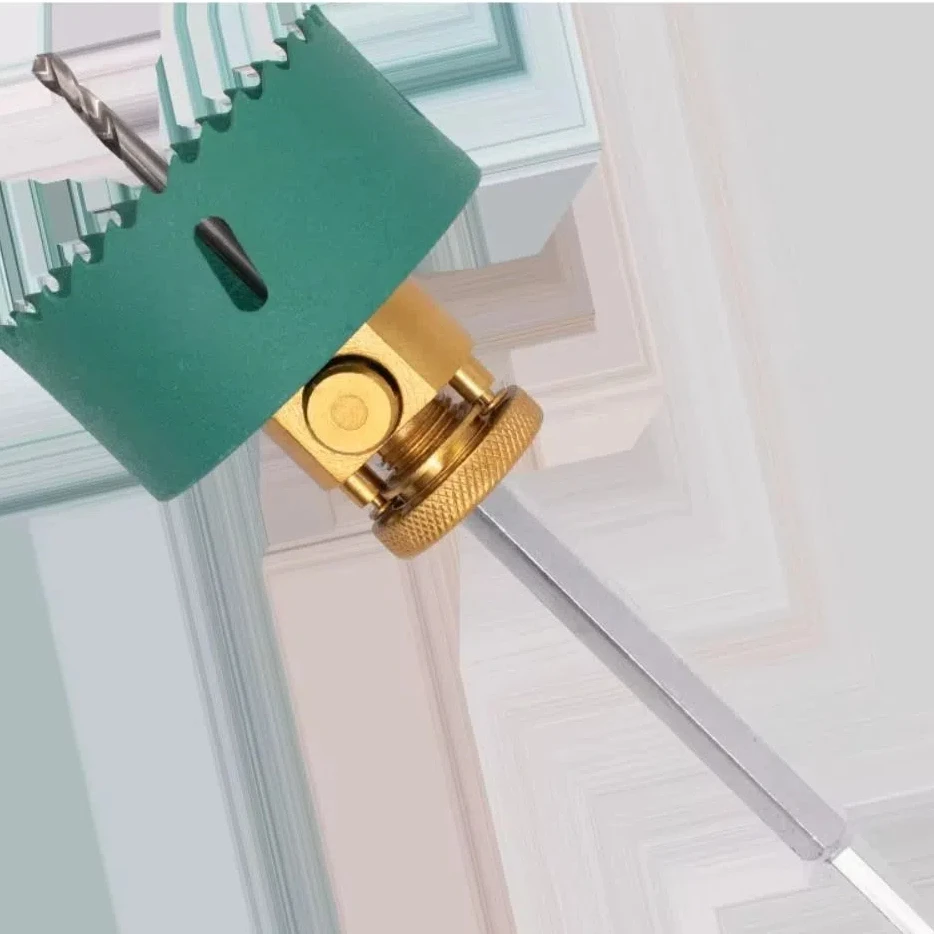 

Hexagon Shank Quick-Release Hole Opener Bi-Metal Wood Hole Saw Connecting Rod Hole Saw Drill Bit Hole Distance Connector