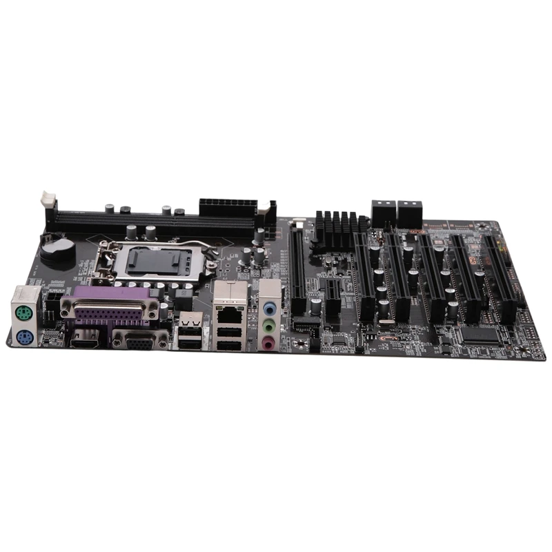 

H61 DVR Security Monitoring Motherboard LGA1155 DDR3 5 PCI Express 16X Slots Industrial Desktop Computer Motherboard