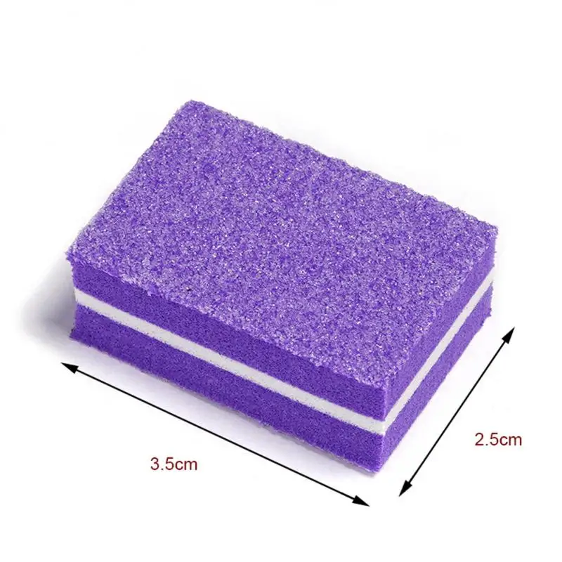 Sponge Files High Bounce Mini Size Soft Innovative Tiny Best-selling Compact Nail Tool For Quick Touch-ups Nails Manicure Tool