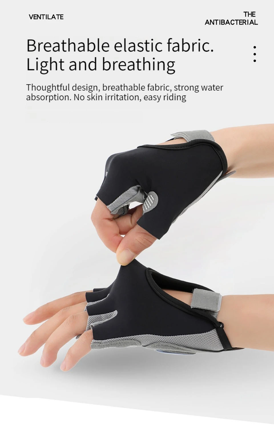 GTUBIKE 1 Paar Fitness-Handschuhe für Fitnessstudio, Bodybuilding, Training, Fitness, Sport, Gewichtheben, Übung, rutschfeste Handschuhe für Yoga-Handschuhe – Detail 7