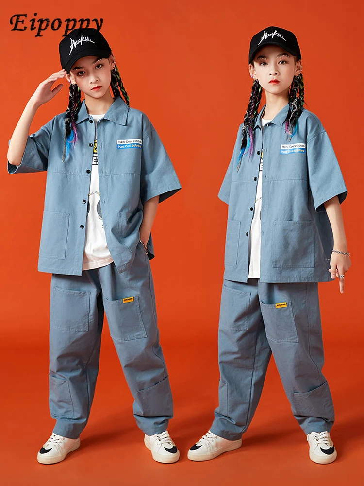 ملابس عصرية للبنات للأطفال ، نموذج المنصة ، ملابس الأداء ، أزياء الجاز ، الهيب هوب