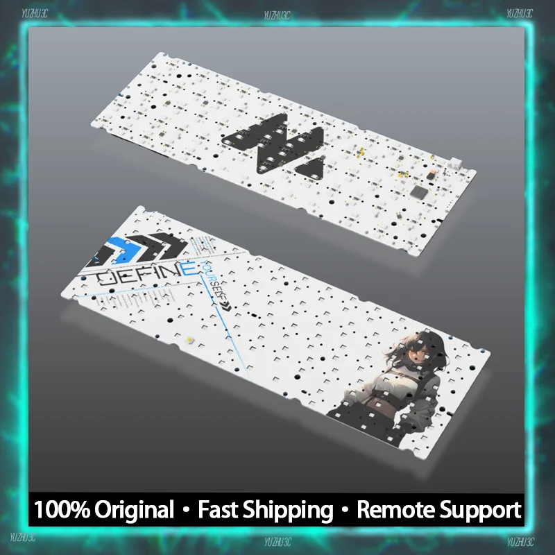 

MEETKB Locus64 HE Gaming Keyboard PCB Hall Effect 0.05mm RT Dual RGB Lamp 8kHz Polling Rate FR4 Plate Web Driver 64K Scan Rate