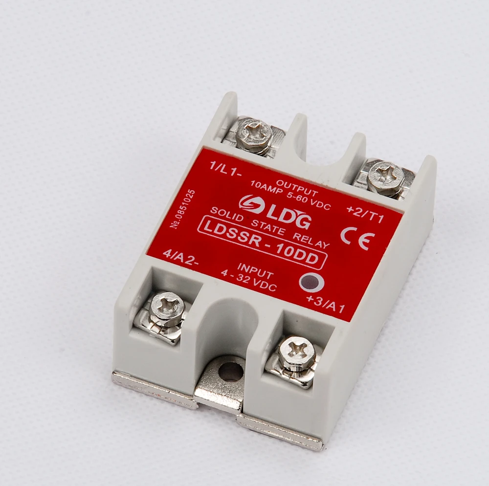 DC Solid State Relay LD-SSR-10DD SSR 10A 4-32VDC Input 5-60VDC Output