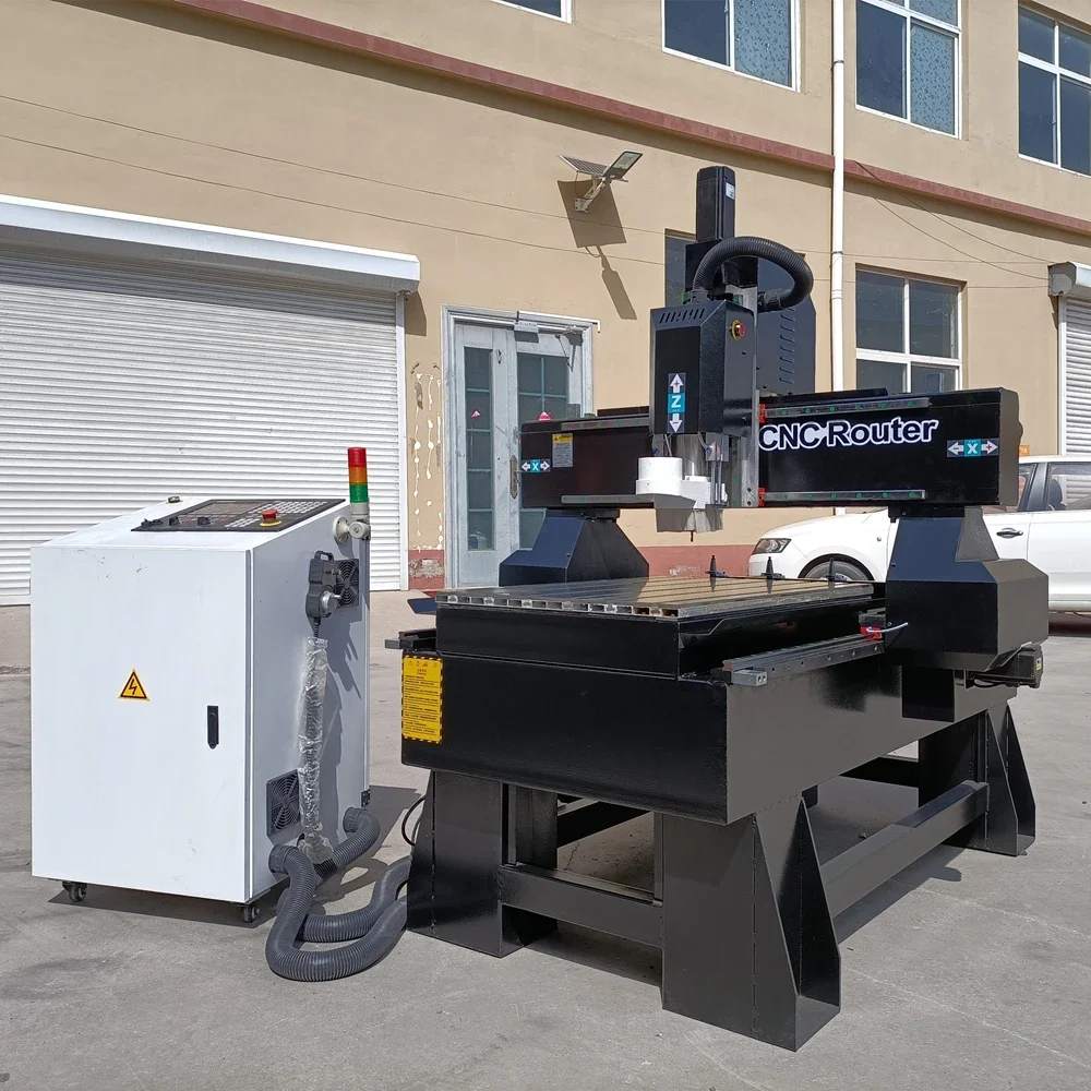 الصين الحديد الزهر 6090 آلة نحت CNC صغيرة 1212 ATC CNC راوتر النقش لطحن الألومنيوم المعدني