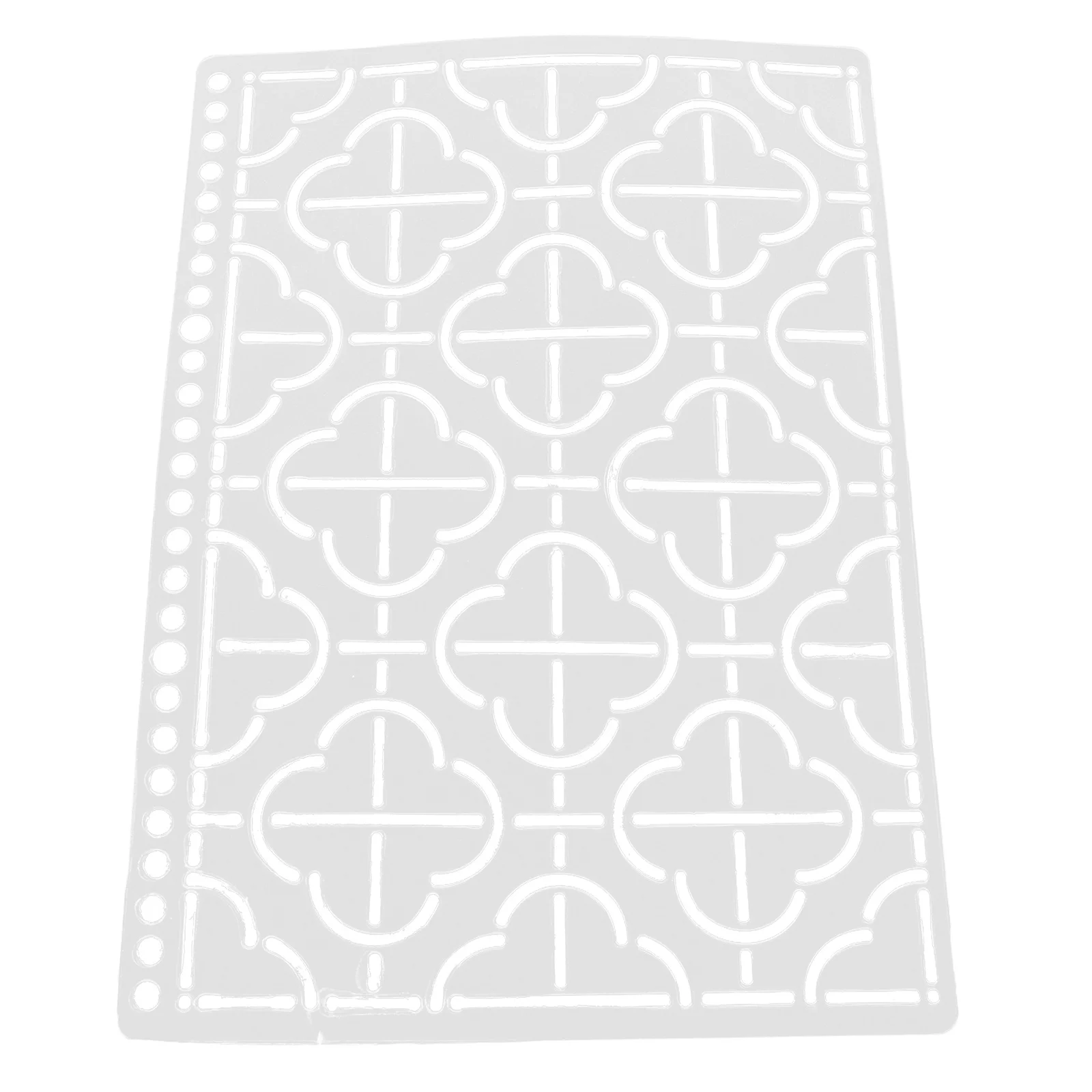 

Quilting Template Professional Grade PP Sewing Aid for Machine Quilting Handmade Sewing Templates Designs with Lines Stencil