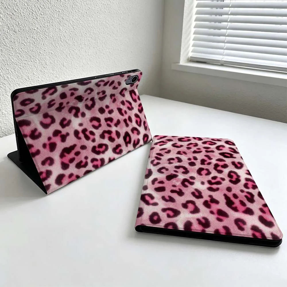 Cartoon Pink Leopard Print For Huawei MatePad MediaPad MagicPad Honor Pad 10 9 8 X10 X9 X8 Pro Soft Inch Tablet Case Cover