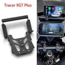 2025 Tracer 9GT Plus Navigation GPS Phone Holder For YAMAHA Tracer 9 GT 2024 Motorcycle Handle Bar Extension Support Sat Bracket