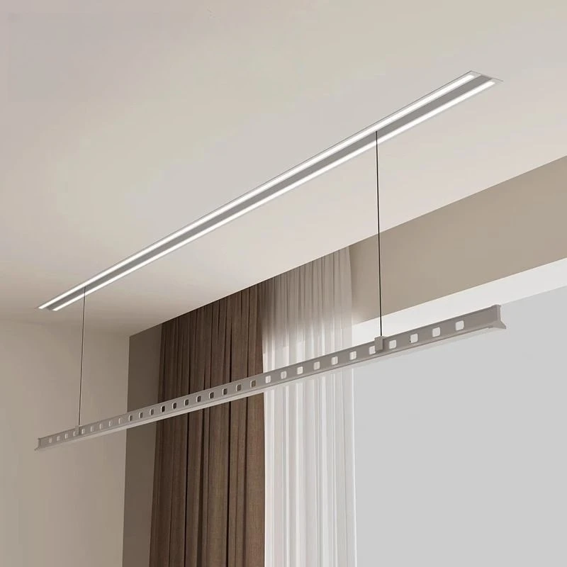 

Invisible lifting drying rack, quilt drying sun room balcony household embedded hidden drying rod