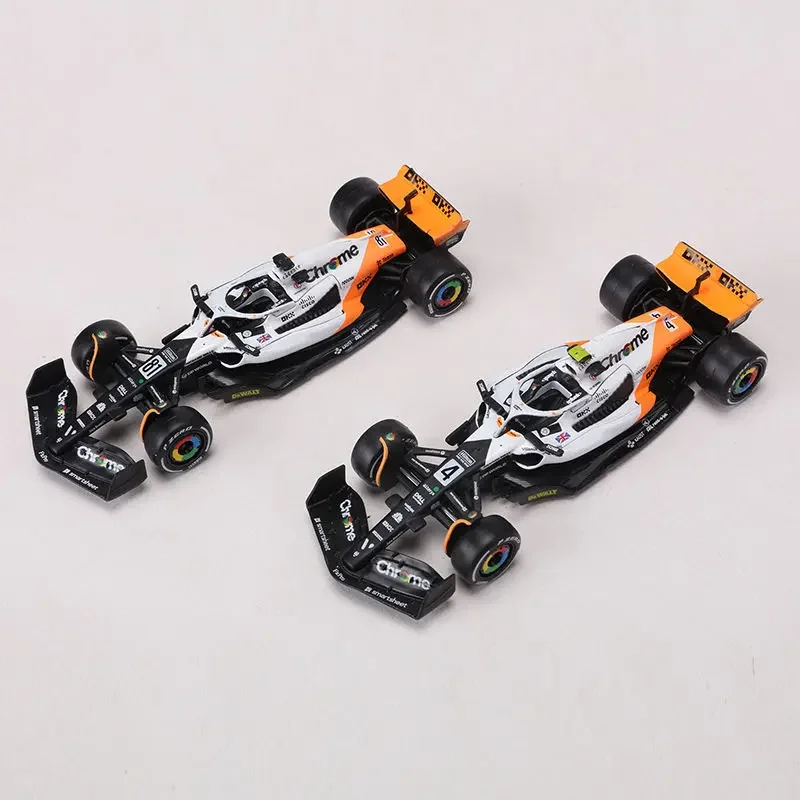 Mclaren 2023 F1 MCL60 Racing Car Model Collection Simulation 1:43 Miniature Voiture Home Decor Children Boy Man Car Toy Gift