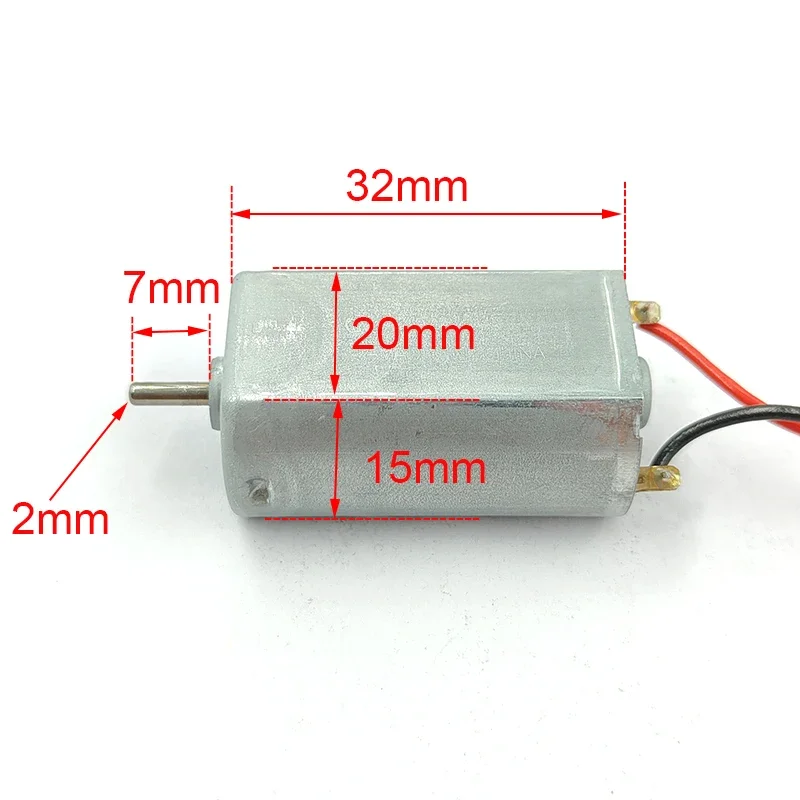 Mabuchi Standard FK-180SH-10400 Small Micro DC 12V-24V 180 Motor 5000RPM-10000RPM For Electric Shaver Toy Car Boat DIY