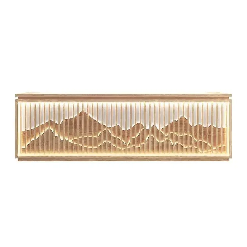 QQNew Chinese Retro Tea House Beauty Salon Checkout Page Light Luxury High-end Foot Bath Bar Reception Desk