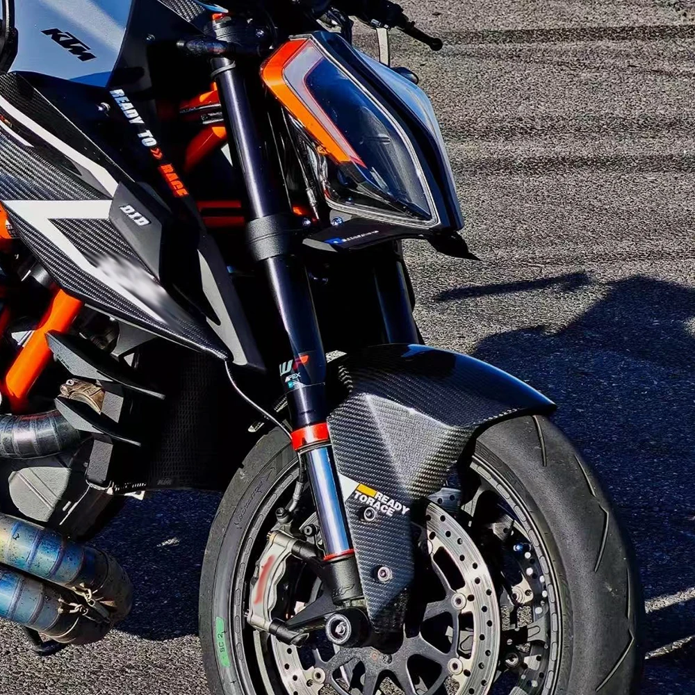 For 1290 Super Duke R / RR / EVO (2021-2024) – Carbon Front Spoiler Winglet Kit, Naked Bike Aerodynamic Downforce Wings