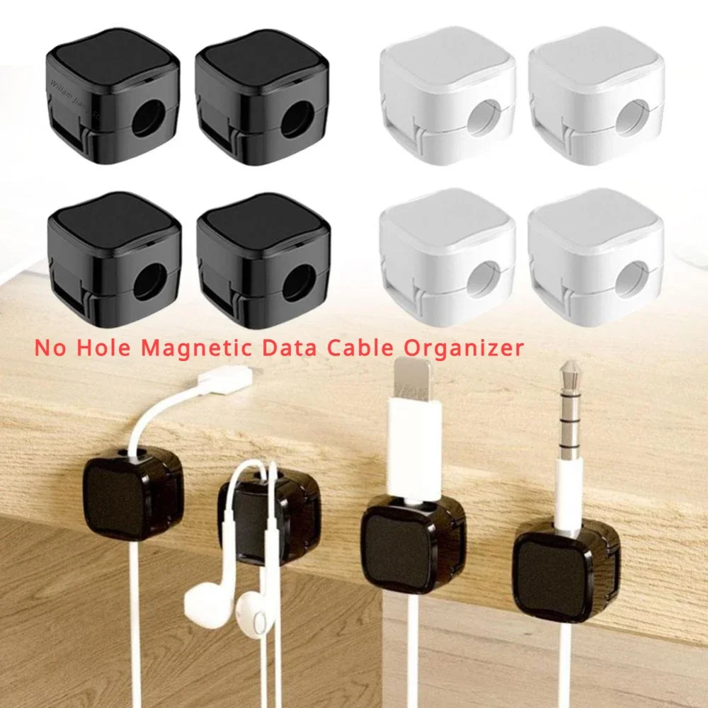 Magnetischer Organizer Telefon Veranstalter Kabel Bleistift klemmen Kabel Aufbewahrung schreibtisch verstellbar unter Manager Boxen Rack Schreibwaren Häuser