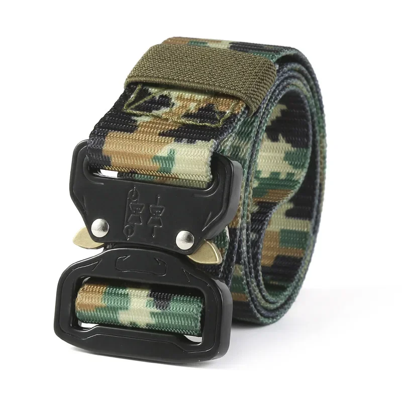 Men\'s - Belt Multifunctional Buckle Nylon Belt Marine Canvas Belt Metal Buckle Outdoor Hunting Camouflage Belts for Men