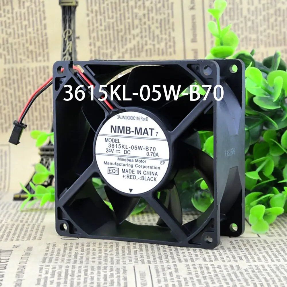 

For NMB radiator 24V 0.7A 90 * 90 * 38mm 3615KL-05W-B70 Suitable for ABB inverter fan ACS510/550-