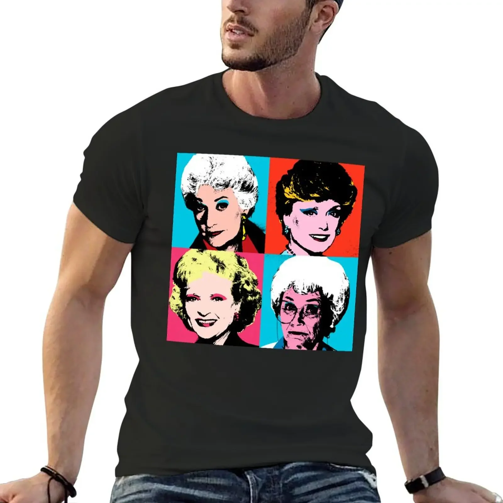 

Golden Warhol Girls Classic T-shirt vintage summer clothes funnys t shirts for men graphic